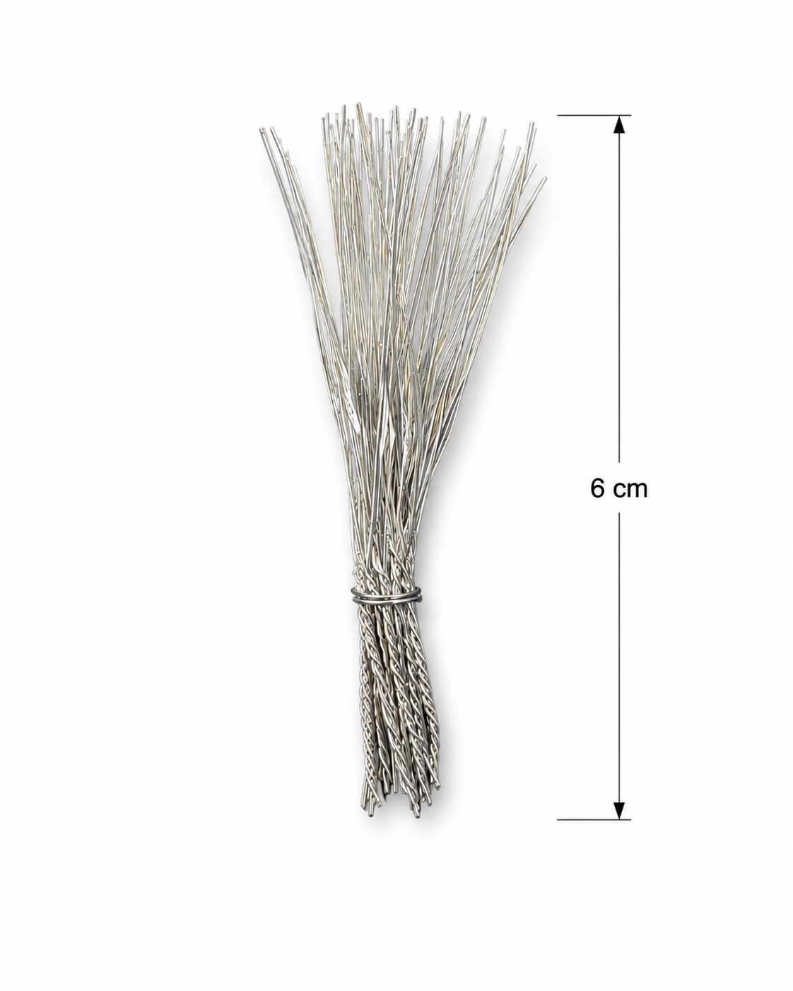 925 Sterling Silver Durva Grass Bunch for Ganpati Bappa - 6 cm - Primary product view