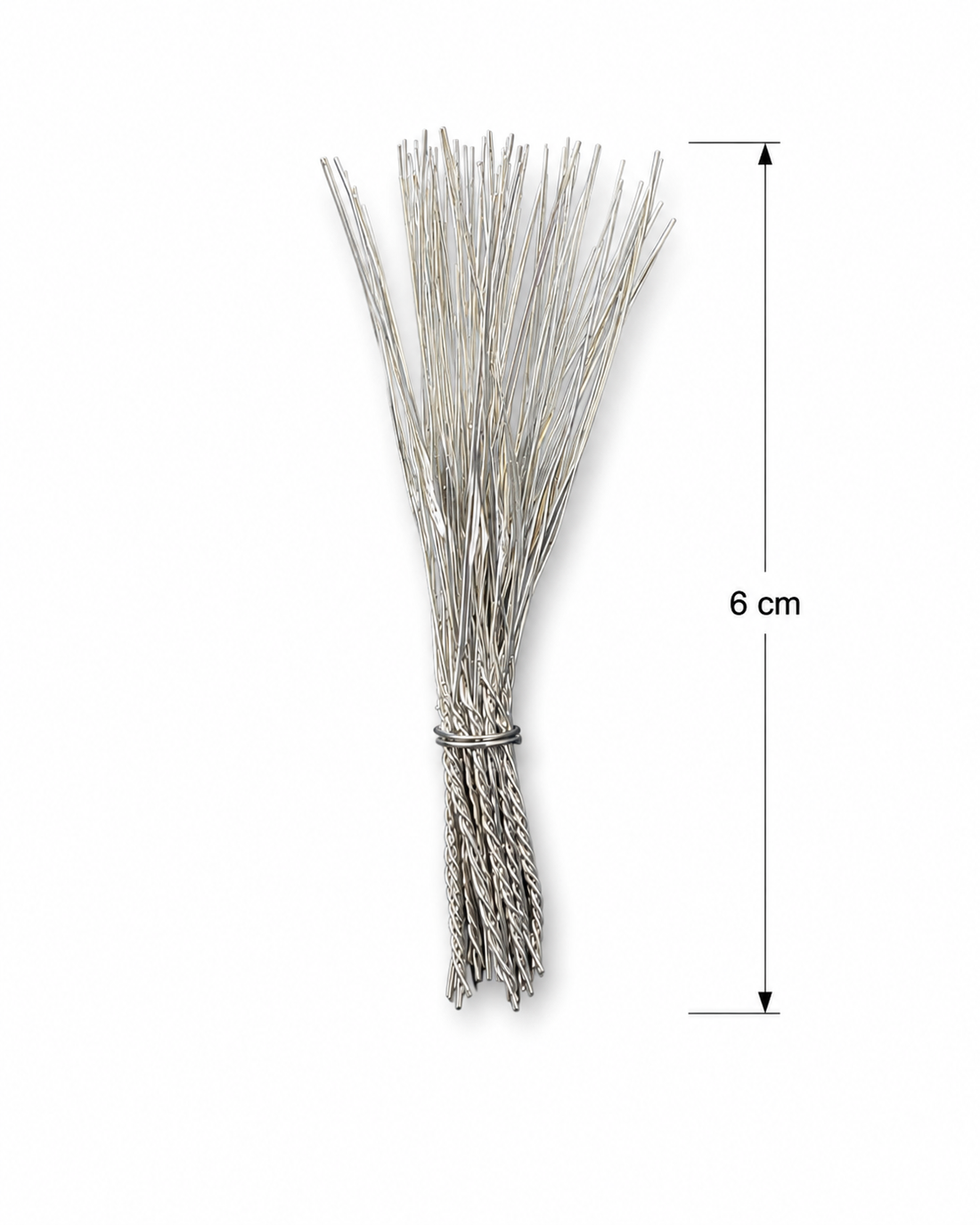 925 Sterling Silver Durva Grass Bunch for Ganpati Bappa - 6 cm - Primary product view