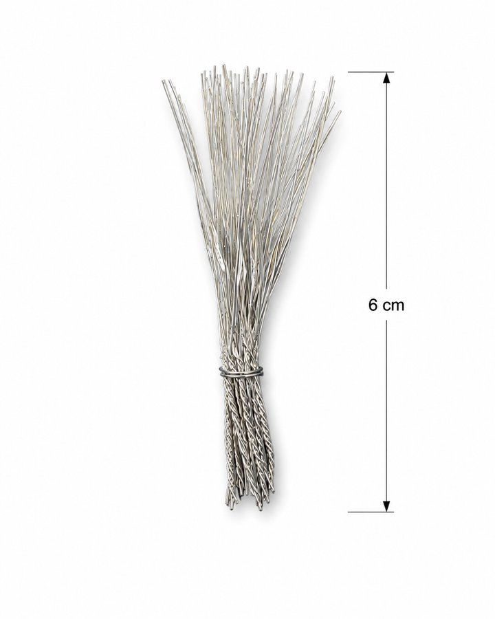 925 Sterling Silver Durva Grass Bunch for Ganpati Bappa - 6 cm - Primary product view