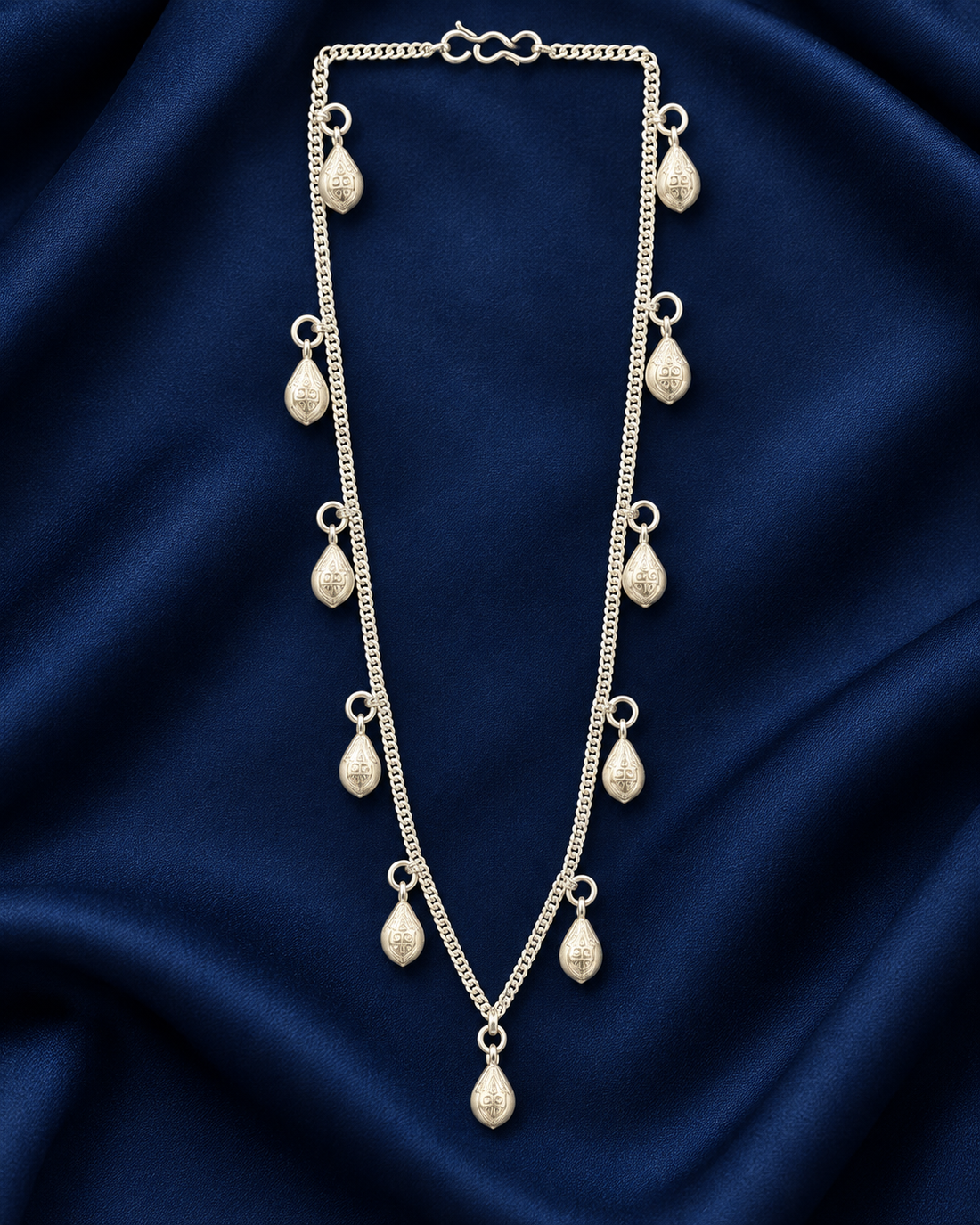 925 Sterling Silver Shrifal Haar for Ganpati Bappa - 22 cm - Primary product view