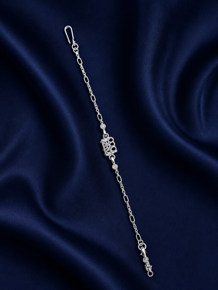 Minimal Crystal Bar Rakhi - image 1