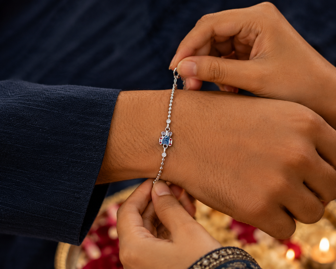 Classic Sparkle Rakhi - image 1