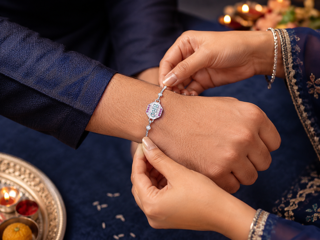 Round Statement Rakhi - image 2