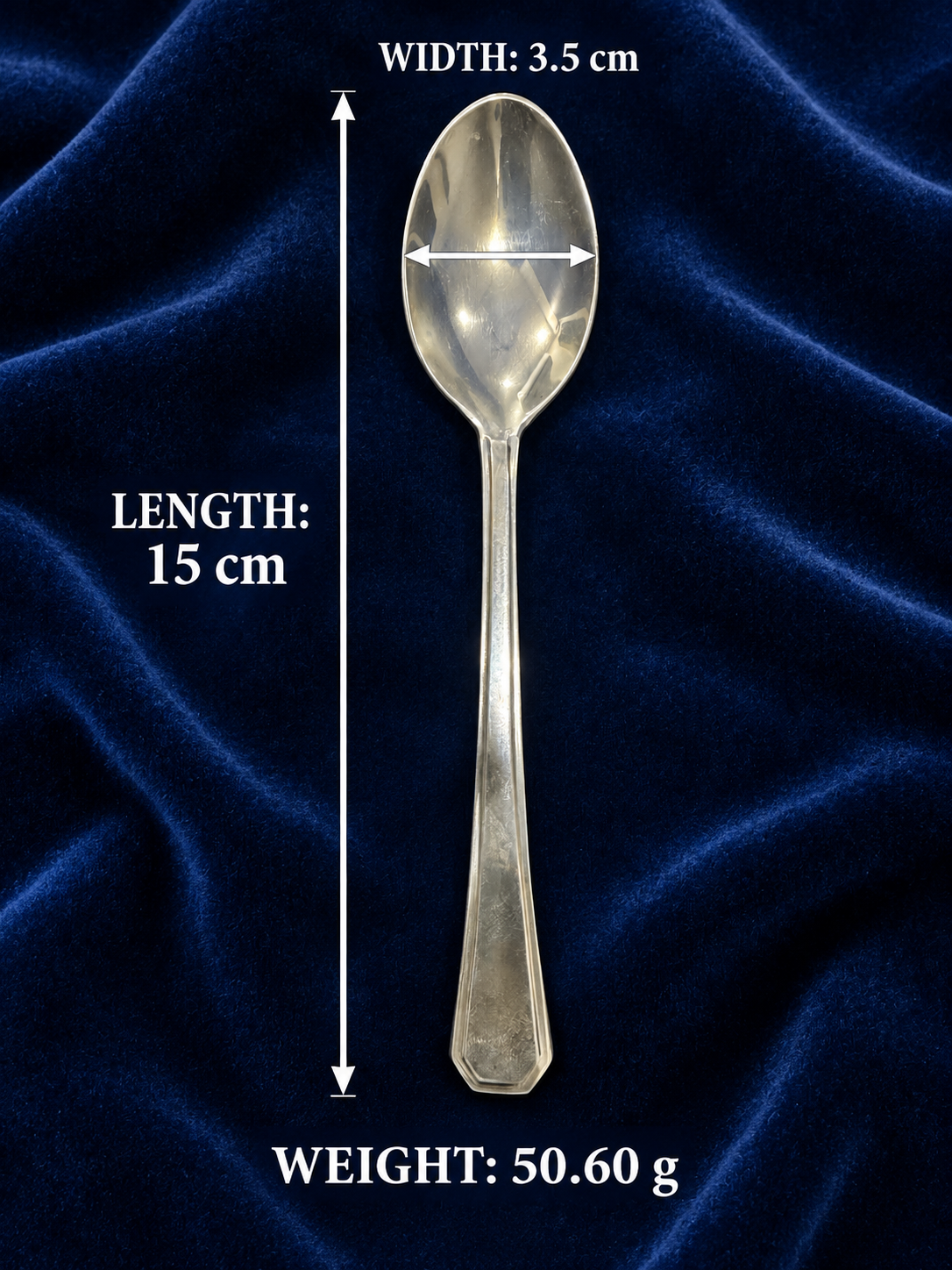 Pure Silver Dining Spoon - SP002 - Image 3