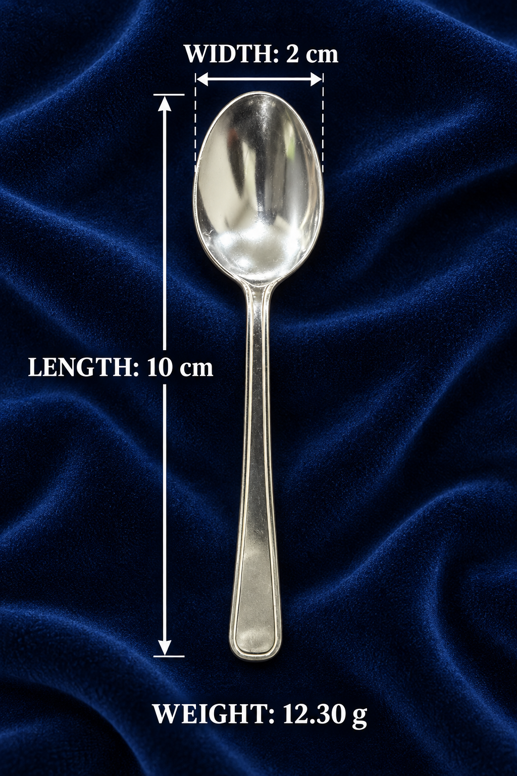 Pure Silver Dining Spoon - SP005 - Image 3