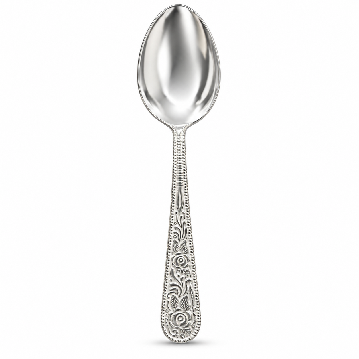 Pure Silver Decorative Spoon - SP008 - Image 1
