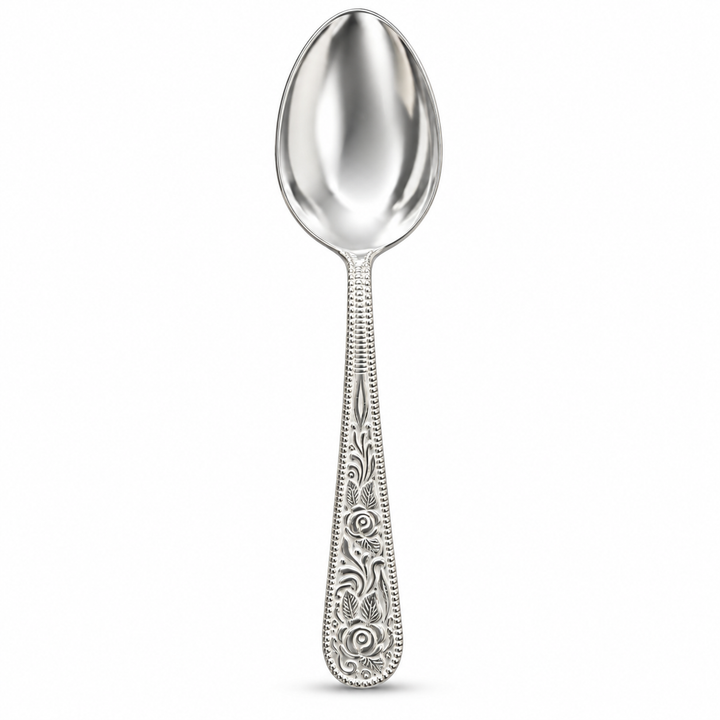 Pure Silver Decorative Spoon - SP008 - Image 1