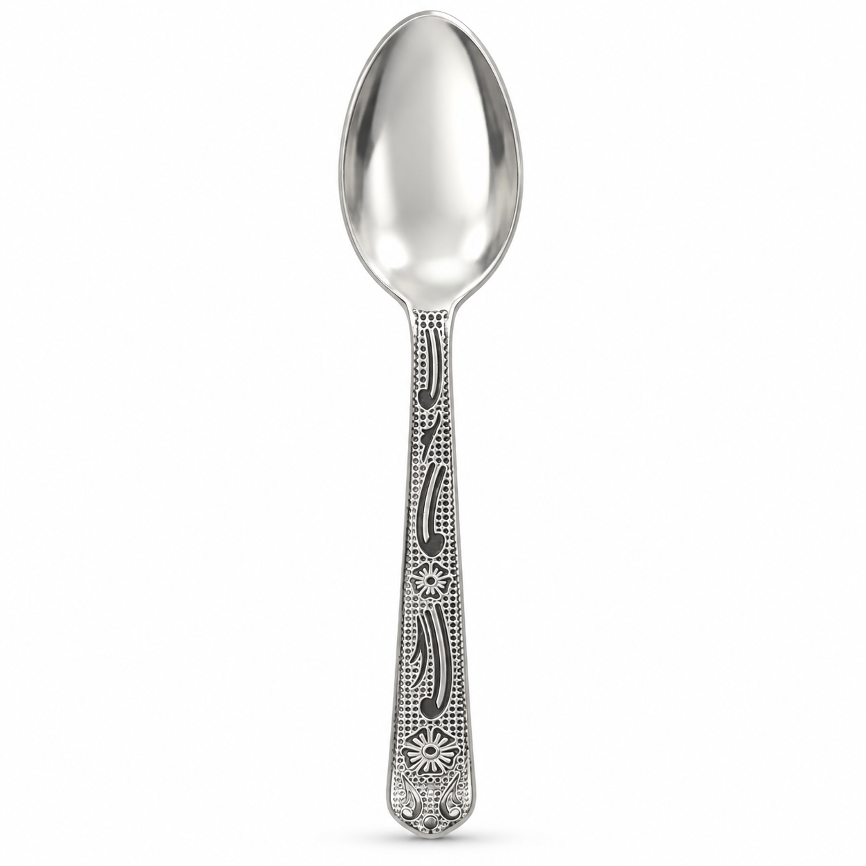 Pure Silver Decorative Spoon - 11 cm - Image 1