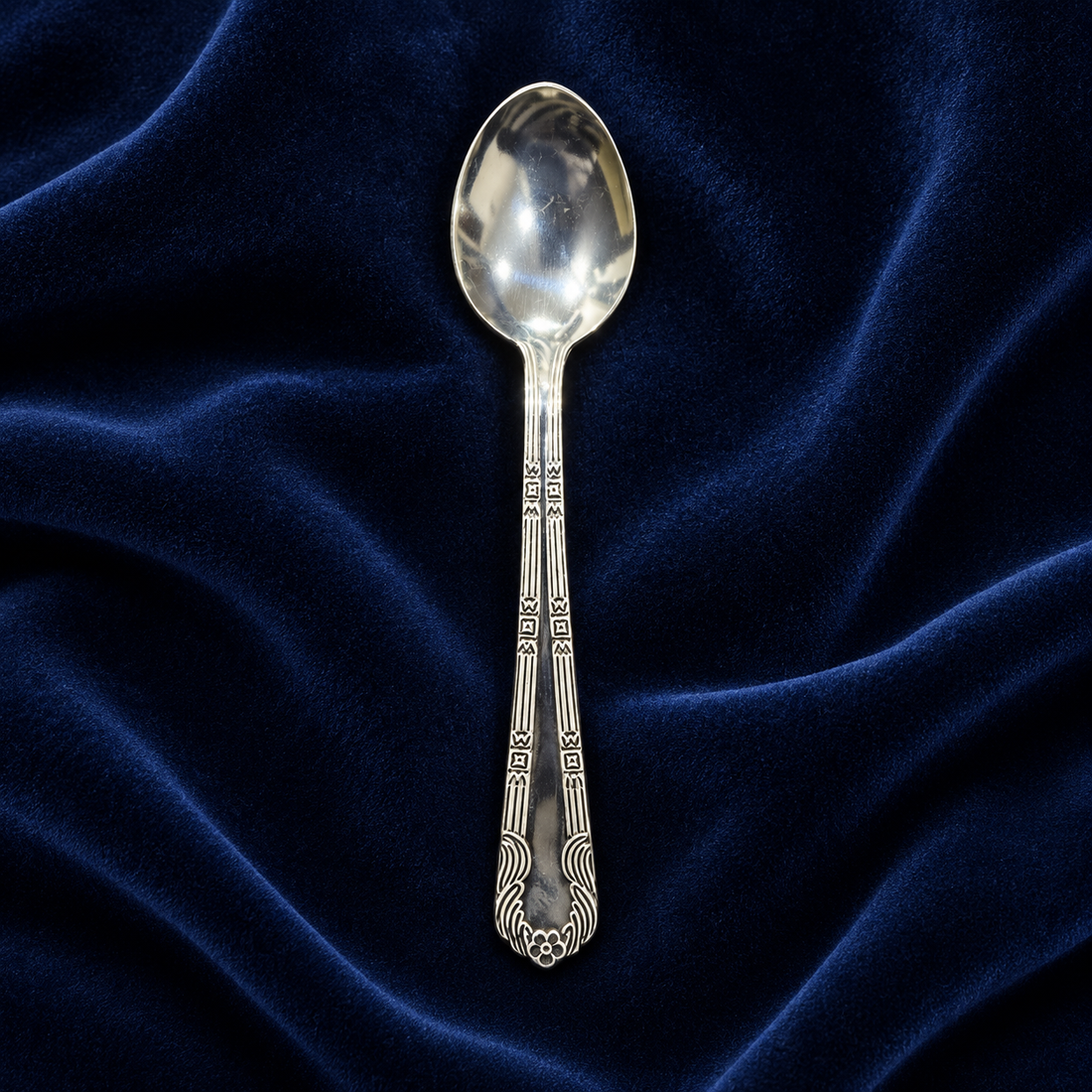 Pure Silver Decorative Spoon - SP012 - Image 2
