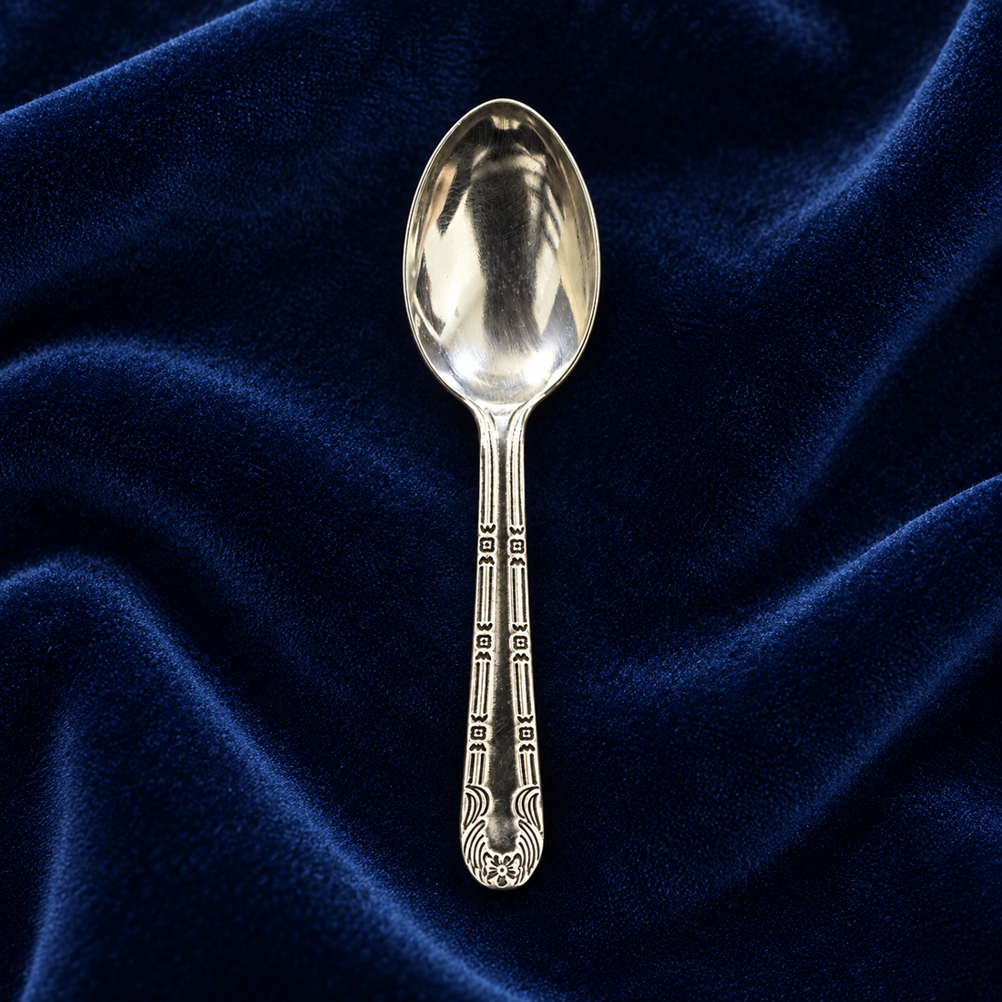 Pure Silver Mini Spoon - 8 cm - Image 2